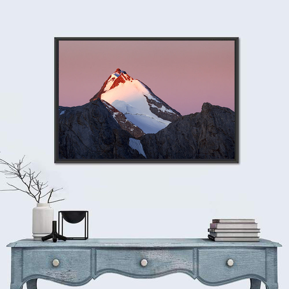 Mount Chimtarga Alpenglow Wall Art