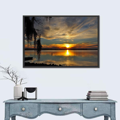 Lake Seminole Sunset Reflection Wall Art