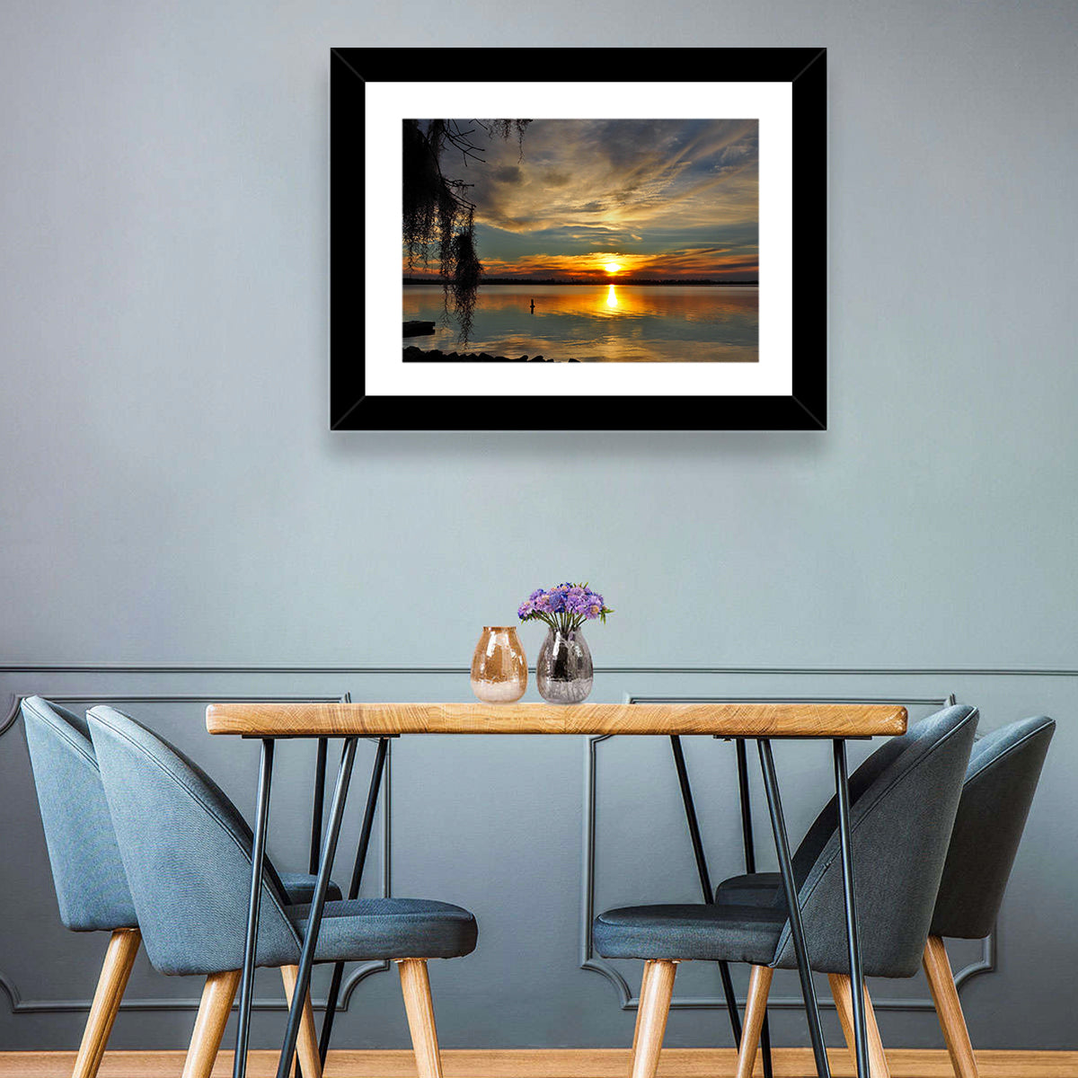 Lake Seminole Sunset Reflection Wall Art