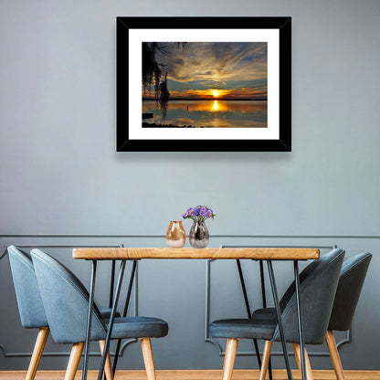 Lake Seminole Sunset Reflection Wall Art