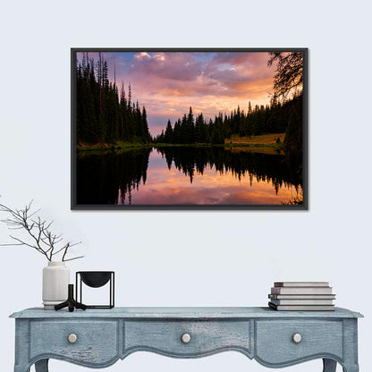 Lake Irene Sunset Reflection Wall Art