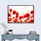 Red Poppy Field Wall Art