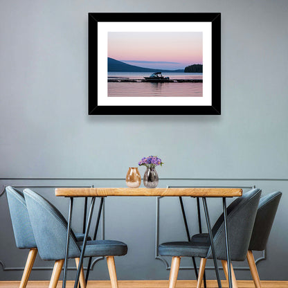 Odell Lake Dock at Twilight Wall Art