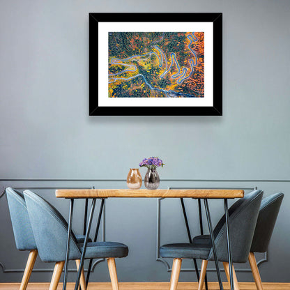 Maloya Pass Aerial View Wall Art