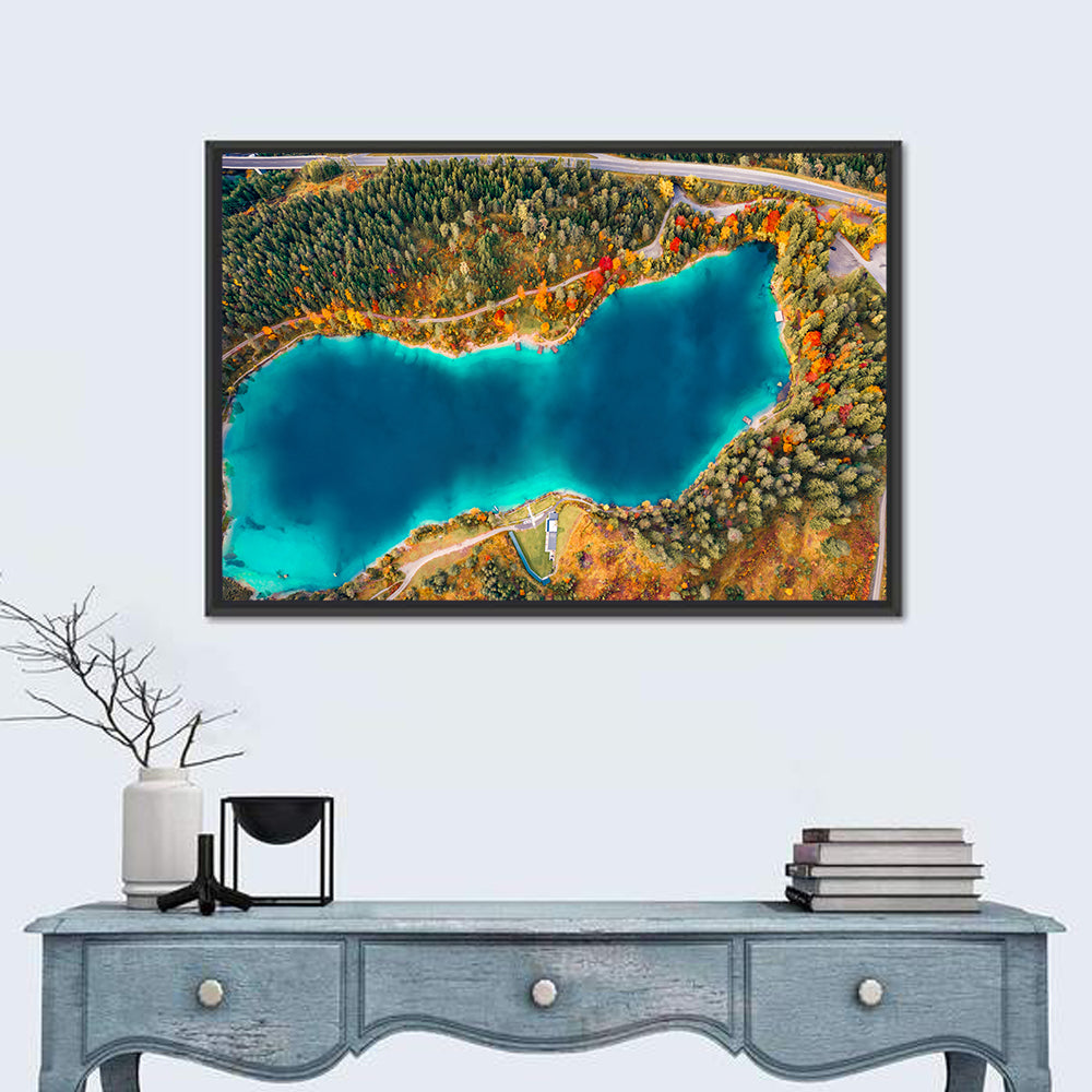 Urisee Lake Wall Art in a room, landscape