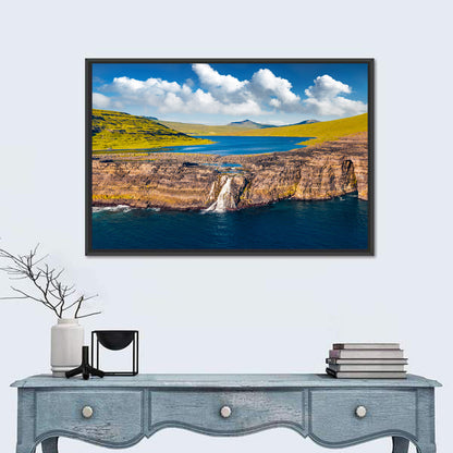 Mulafossur Waterfall Gasadalur Wall Art