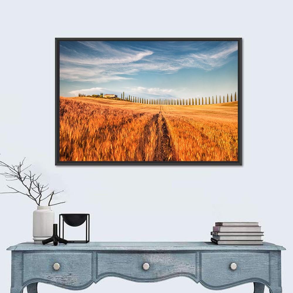 Tuscan Wheat Field Wall Art