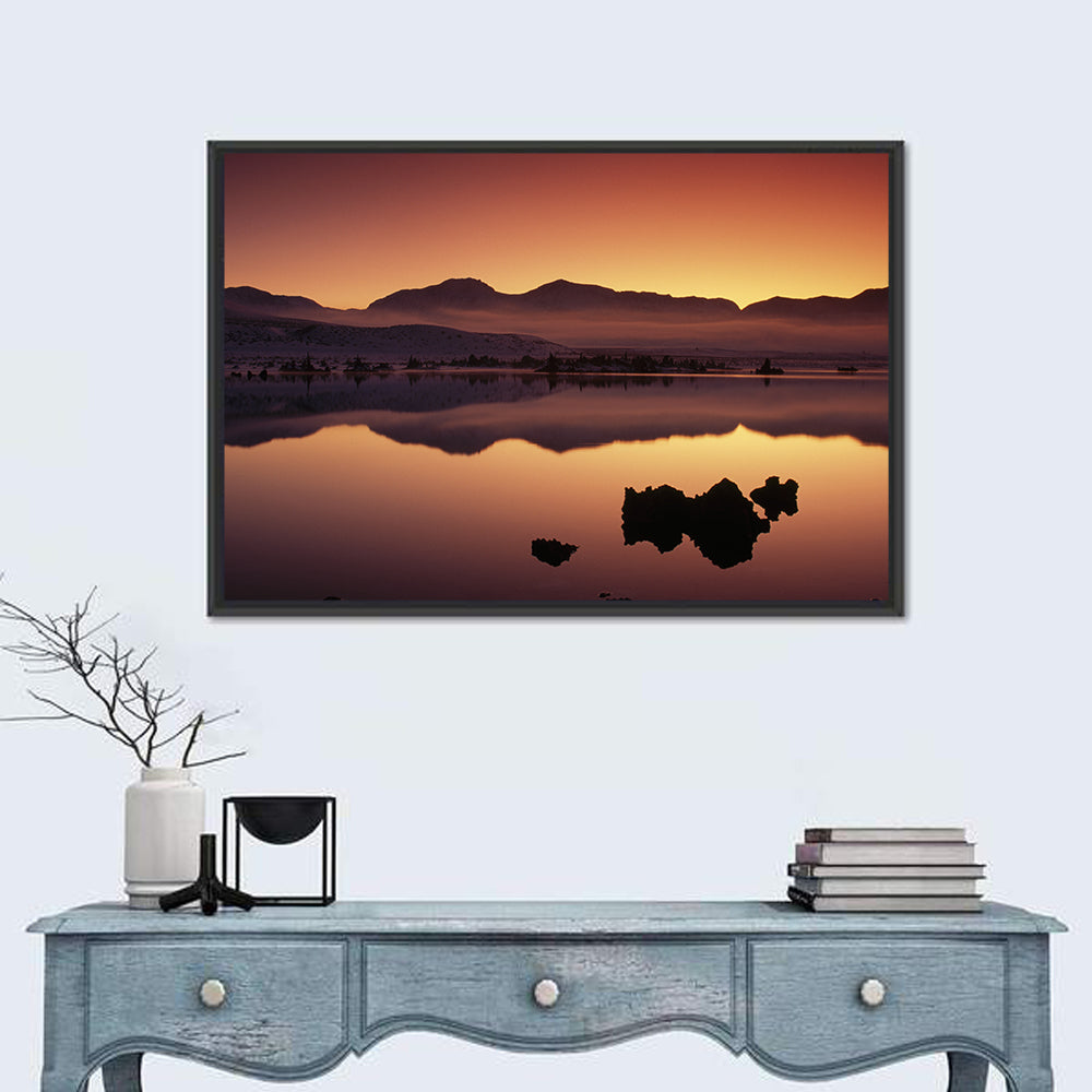 Mono Lake at Twilight Wall Art in a room, landscape