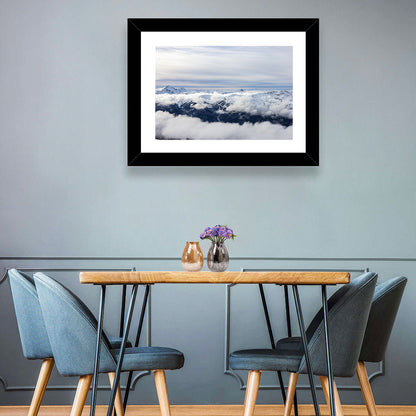 Snow-capped Whistler Peaks Wall Art