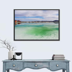 Emerald Salt Lake Wall Art