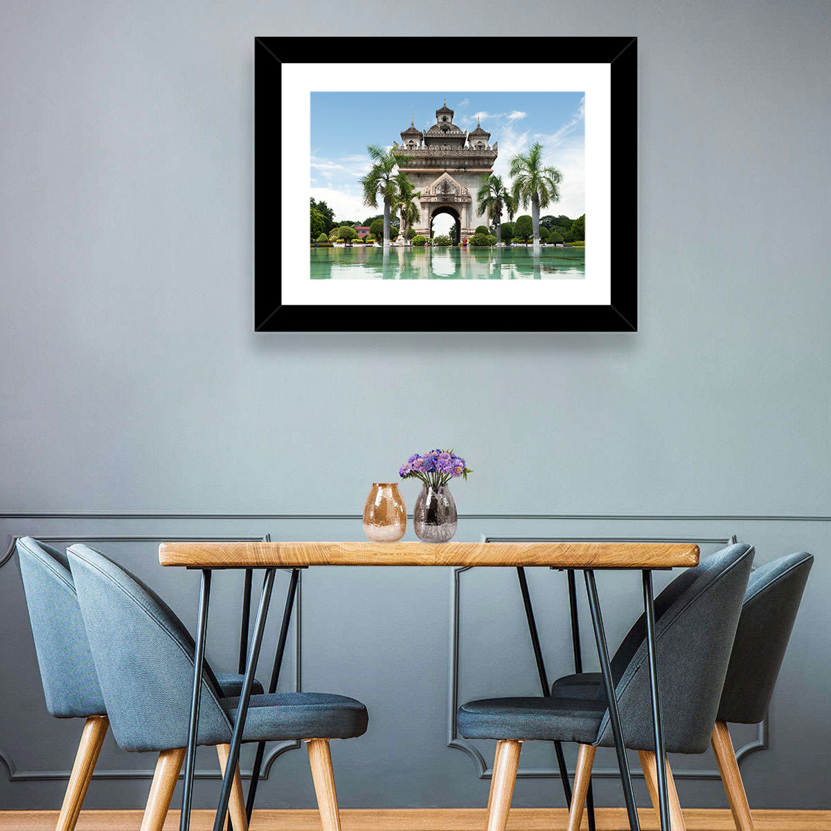 Patuxai Victory Gate Vientiane Wall Art in a room, landscape