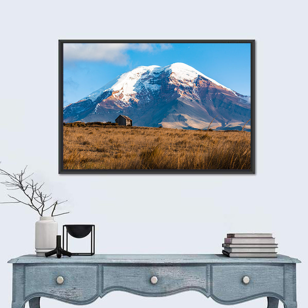 Chimborazo Rustic Mountain Landscape Wall Art