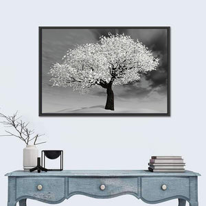 Cherry Tree In Winter Wall Art