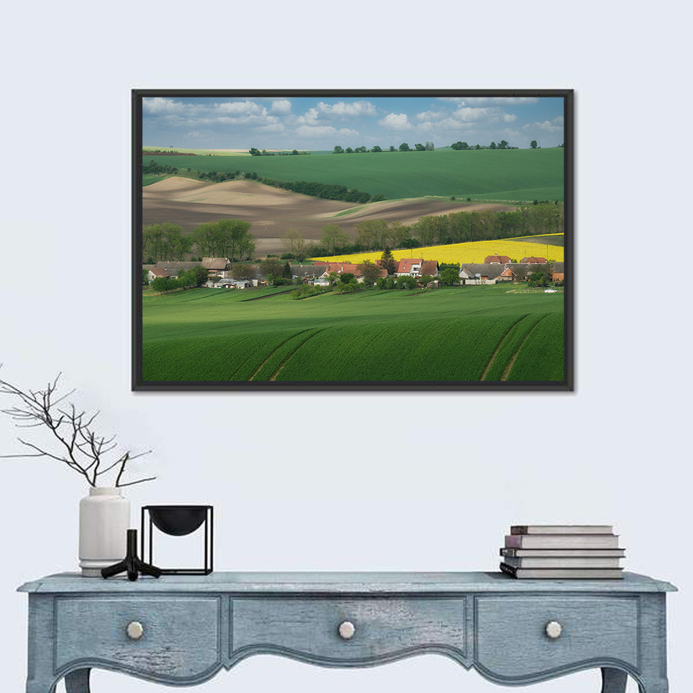 Gentle Moravian Hills Wall Art