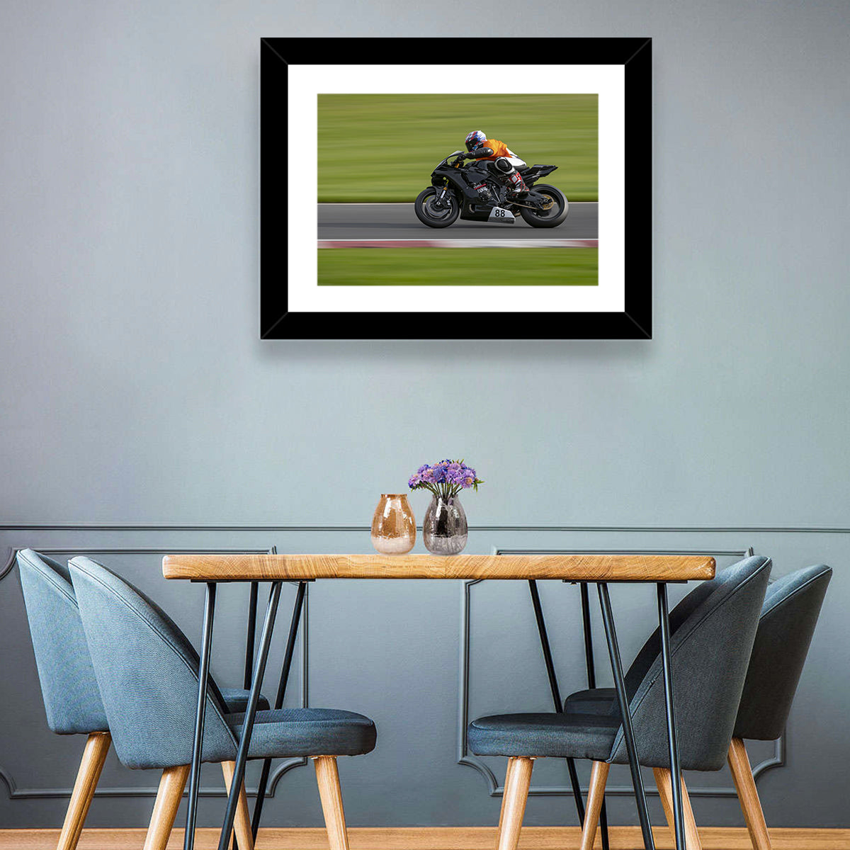 Motorcycle Racer No. 88 Wall Art