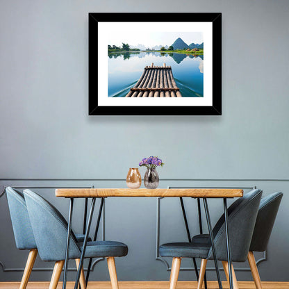 Li River Bamboo Raft, Guilin Wall Art
