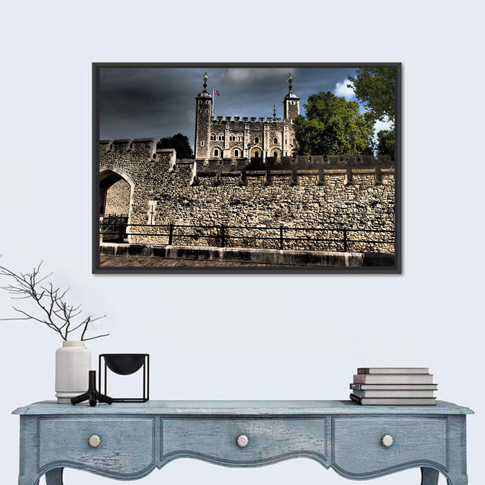 Tower of London Wall Art in a room, landscape
