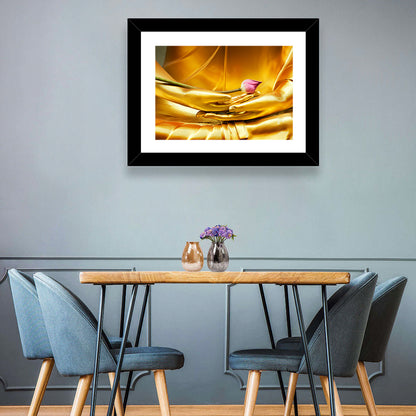 Buddha Hands with Lotus Wall Art