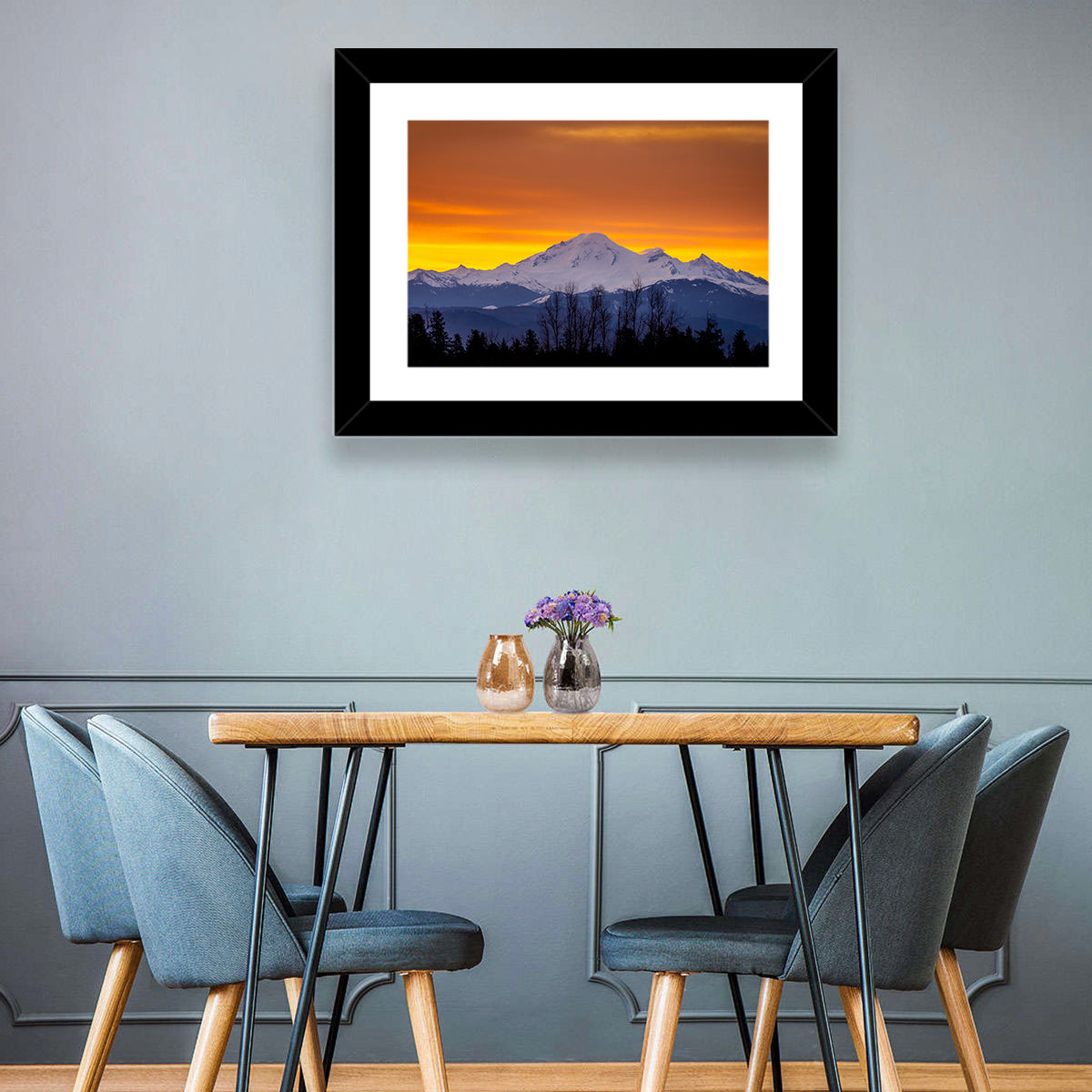 Sunrise Over Mount Baker Wall Art
