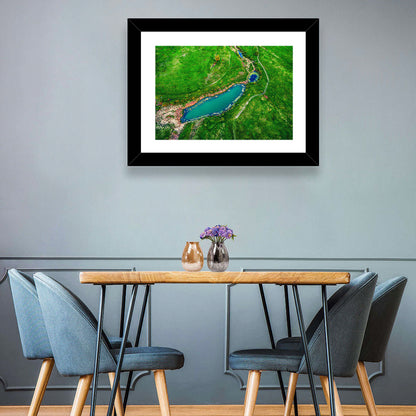 Meadows Lake Aerial Wall Art
