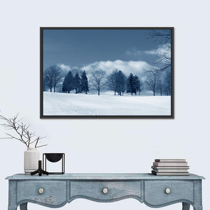 Snowy Winter Land Wall Art