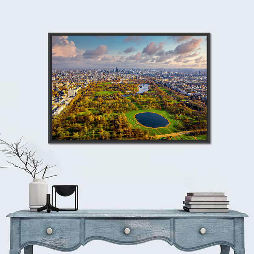 Hyde Park Aerial View Wall Art