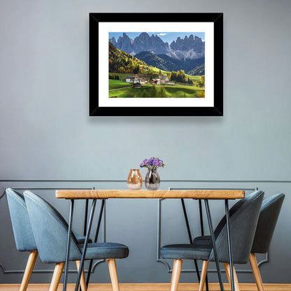 Santa Maddalena Autumn Village Wall Art