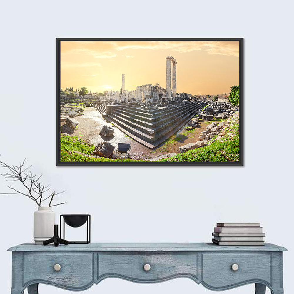 Temple of Apollo at Didyma at Golden Hour Wall Art