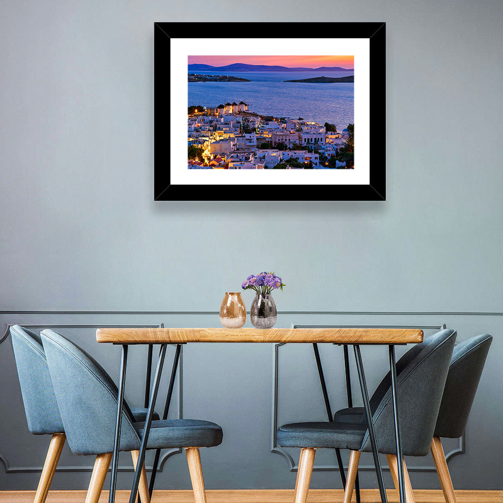Kato Mili Windmills at Twilight Wall Art