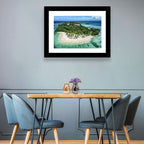 Cayo Levantado Aerial Beach Resort Wall Art