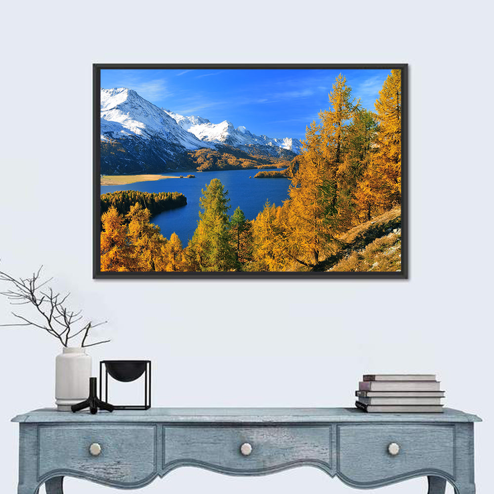 Silsersee Autumn Vista Wall Art