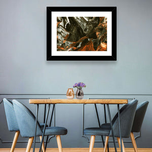 Volcanic Splash Abstract Wall Art