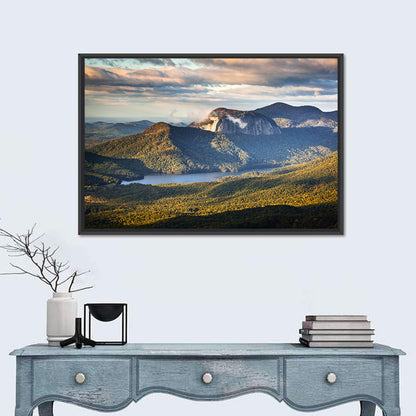 Table Rock Sunrise Over Looking Glass Rock Wall Art
