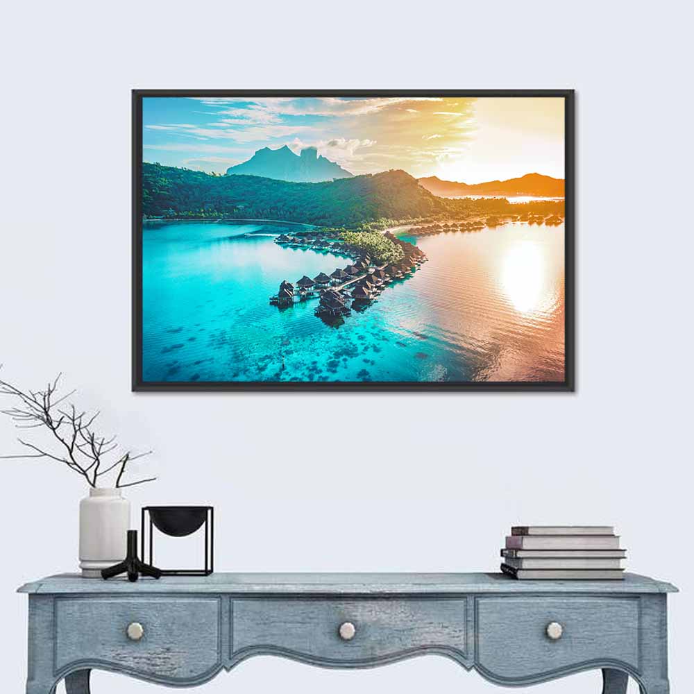 Bora Bora Overwater Bungalows Wall Art