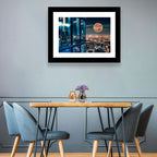 Bangkok Moonlit Skyline Wall Art
