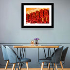 Hanging Dried Chili Peppers Wall Art