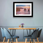 Twelve Apostles Sunset Sea Stacks Wall Art