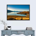 Lake Pukaki Golden Hour with Mount Cook Wall Art