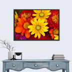Fresh Autumn Flowers Wall Art