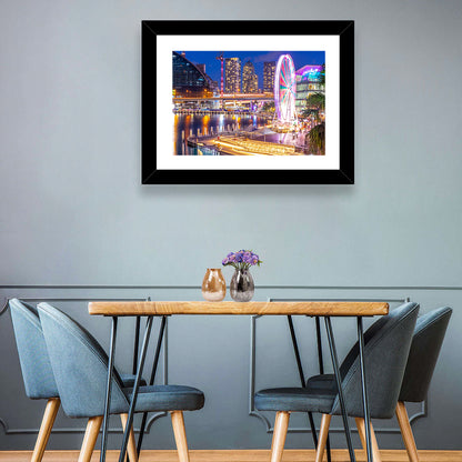 Darling Harbour Nightscape Wall Art