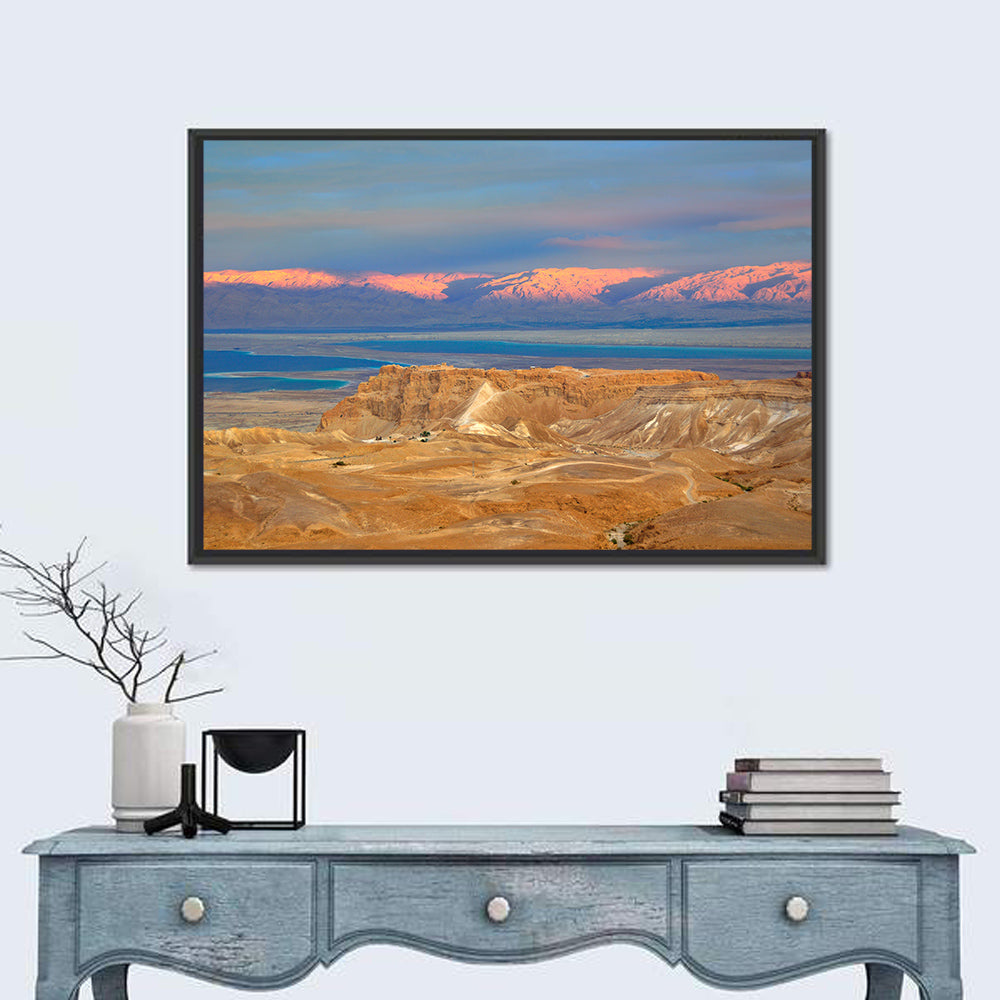Masada Over the Dead Sea Wall Art