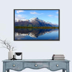 Pioneer Peak Reflected in Jim Lake Wall Art