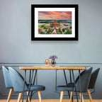 Wat Petch Suwan Temple at Sunset Wall Art