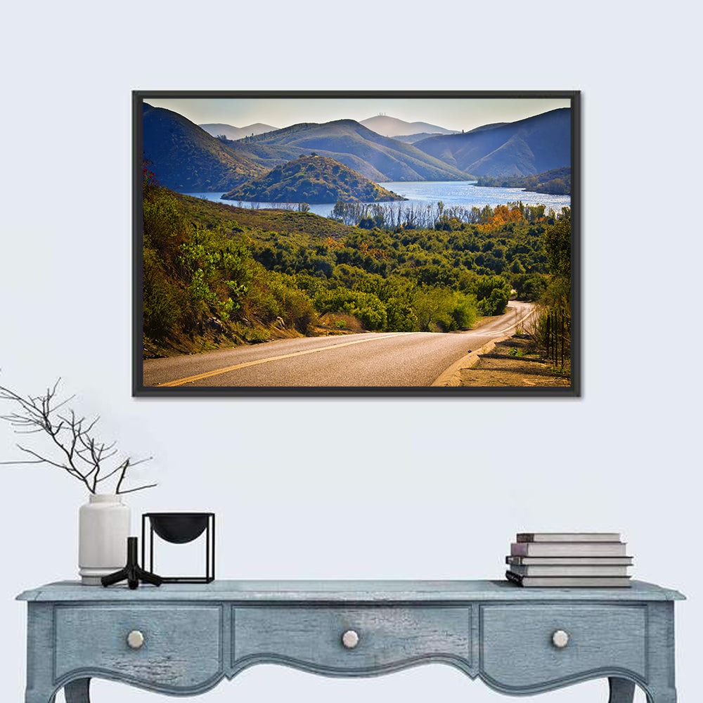 Lake Hodges Roadside Vista Wall Art