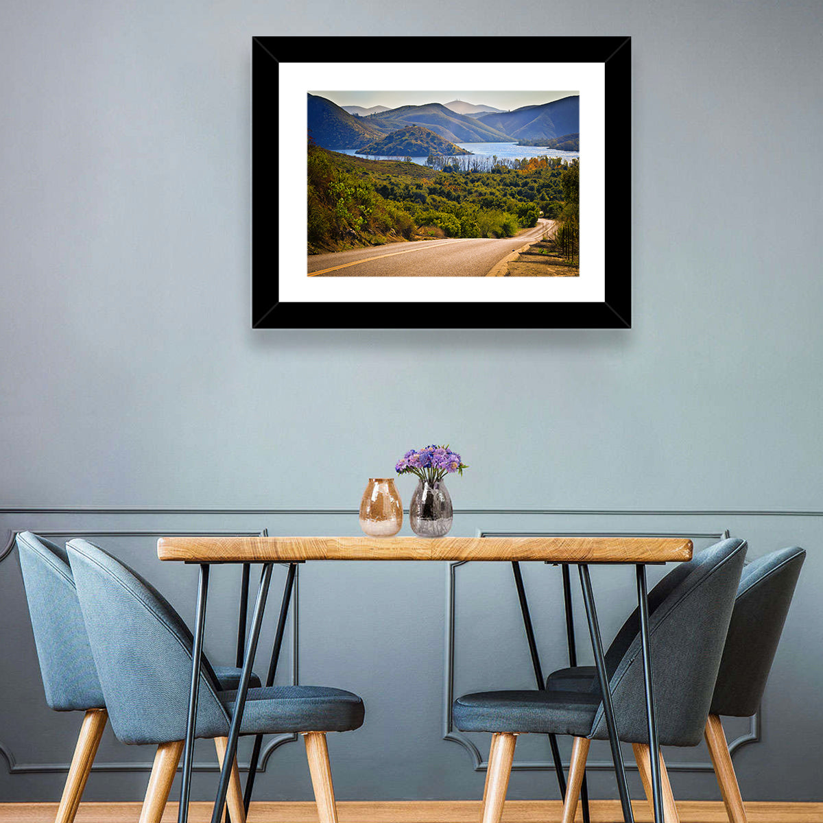 Lake Hodges Roadside Vista Wall Art