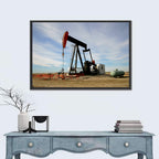 Pump Jack with Storage Tank Wall Art