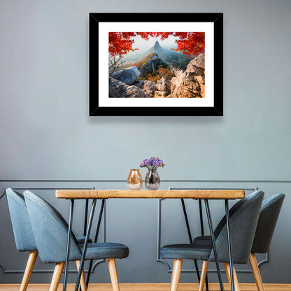 Khao Nor Maple Framed Peak Wall Art