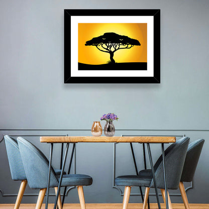Acacia at Sunset Wall Art