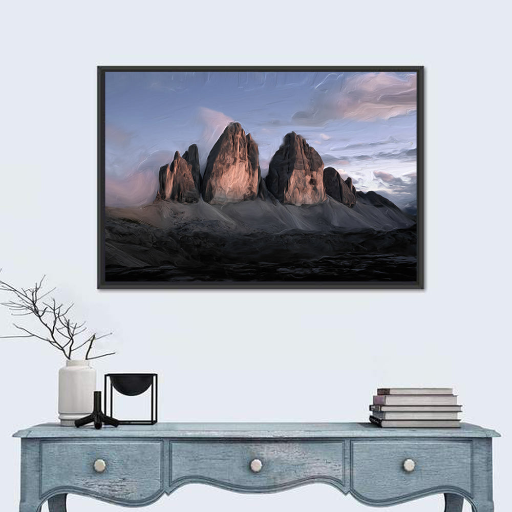 Tre Cime at Dusk Wall Art