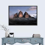 Tre Cime at Dusk Wall Art